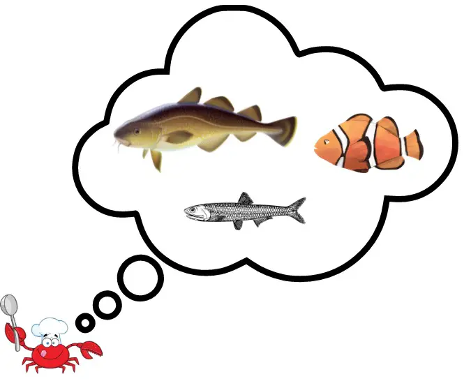Crabs do eat fish.