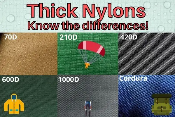 70D vs. 210D vs. 420D vs. 600D vs. 1000D Nylon!