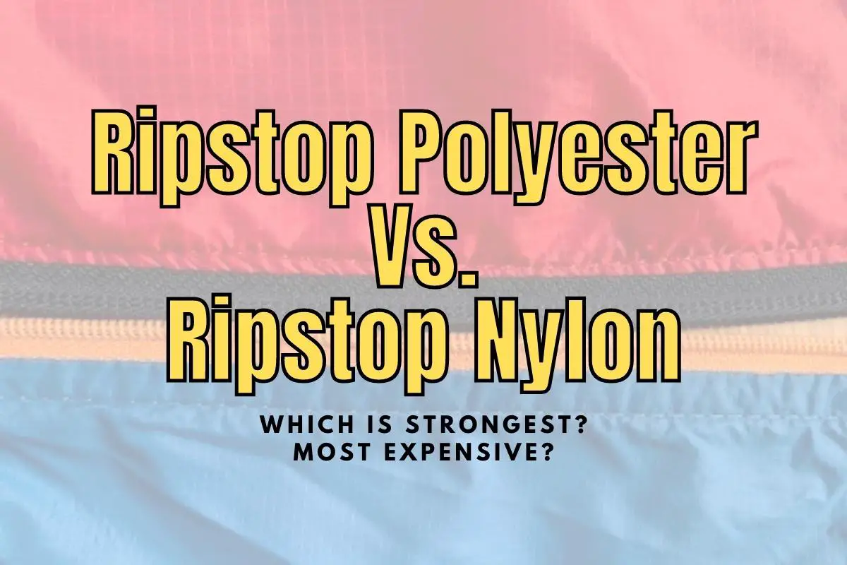 ripstop nylon polyester difference