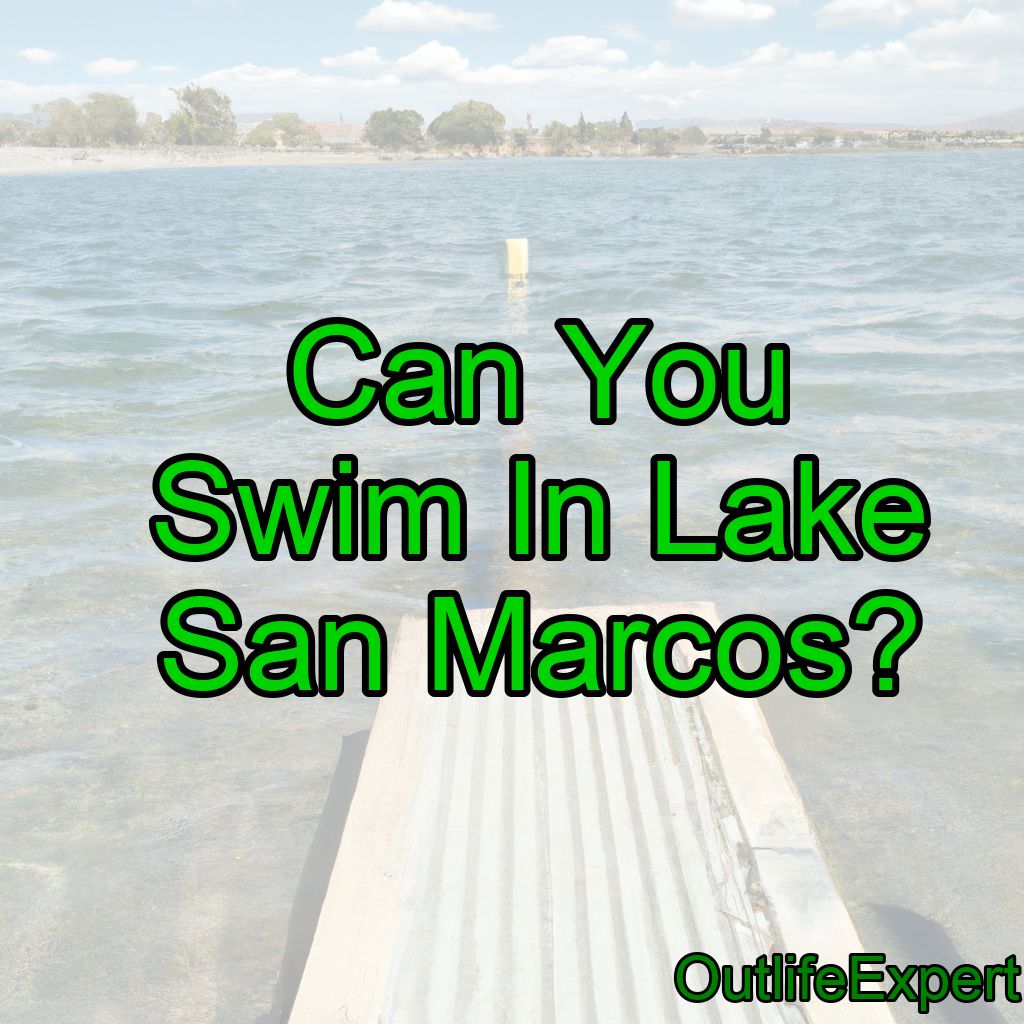 Can You Swim In Lake San Marcos?