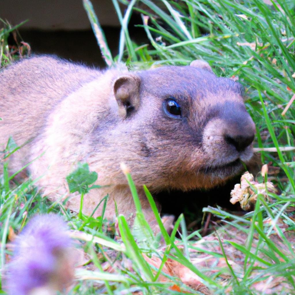 Do Groundhogs Eat Grass?