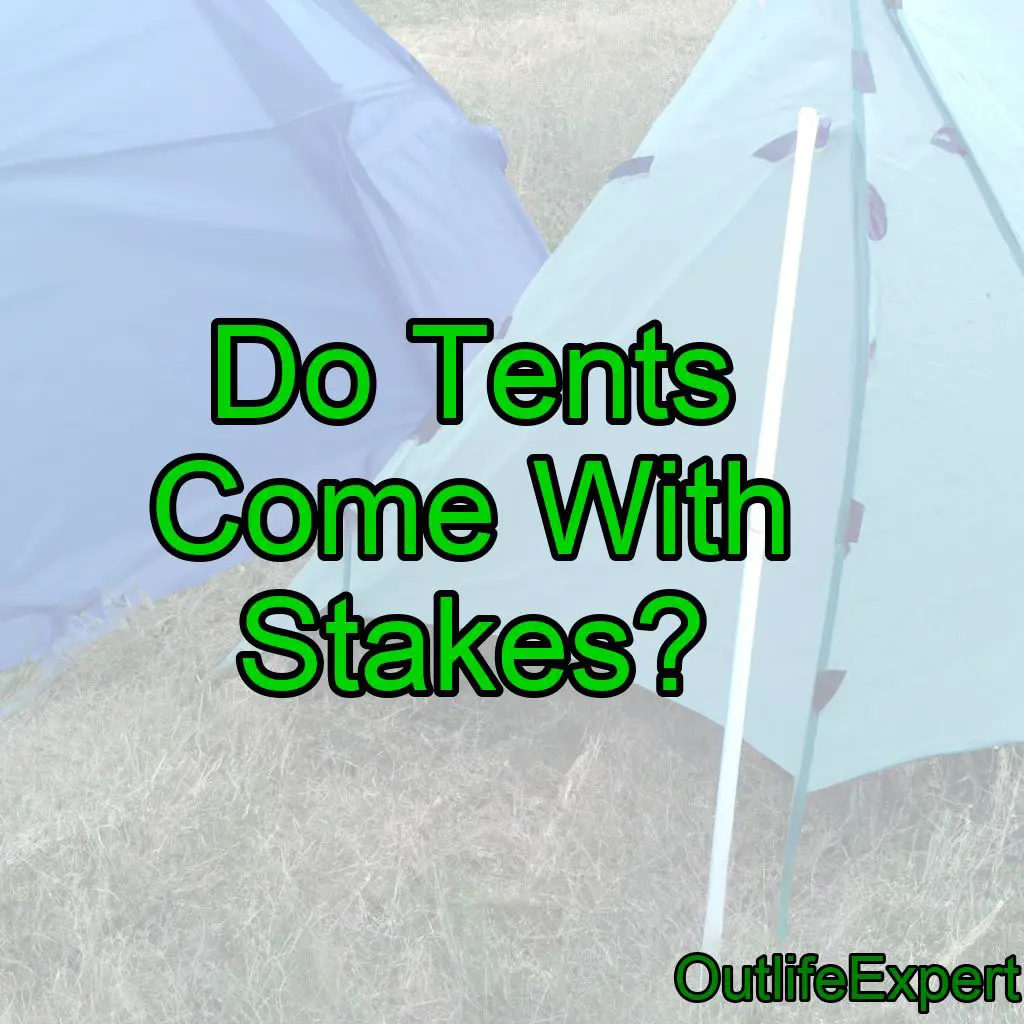Do Tents Always Come With Stakes? (It Depends…)