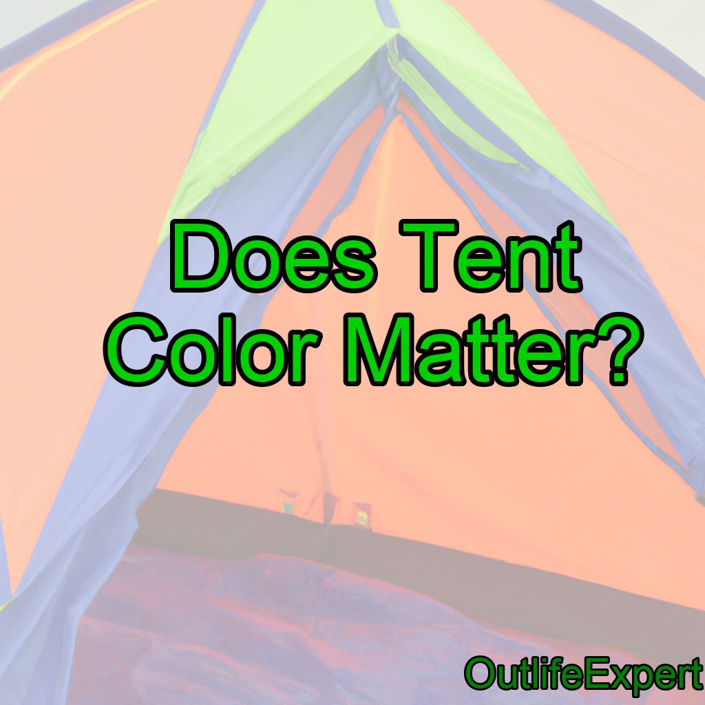 Does Tent Color Matter? (How and Why?)