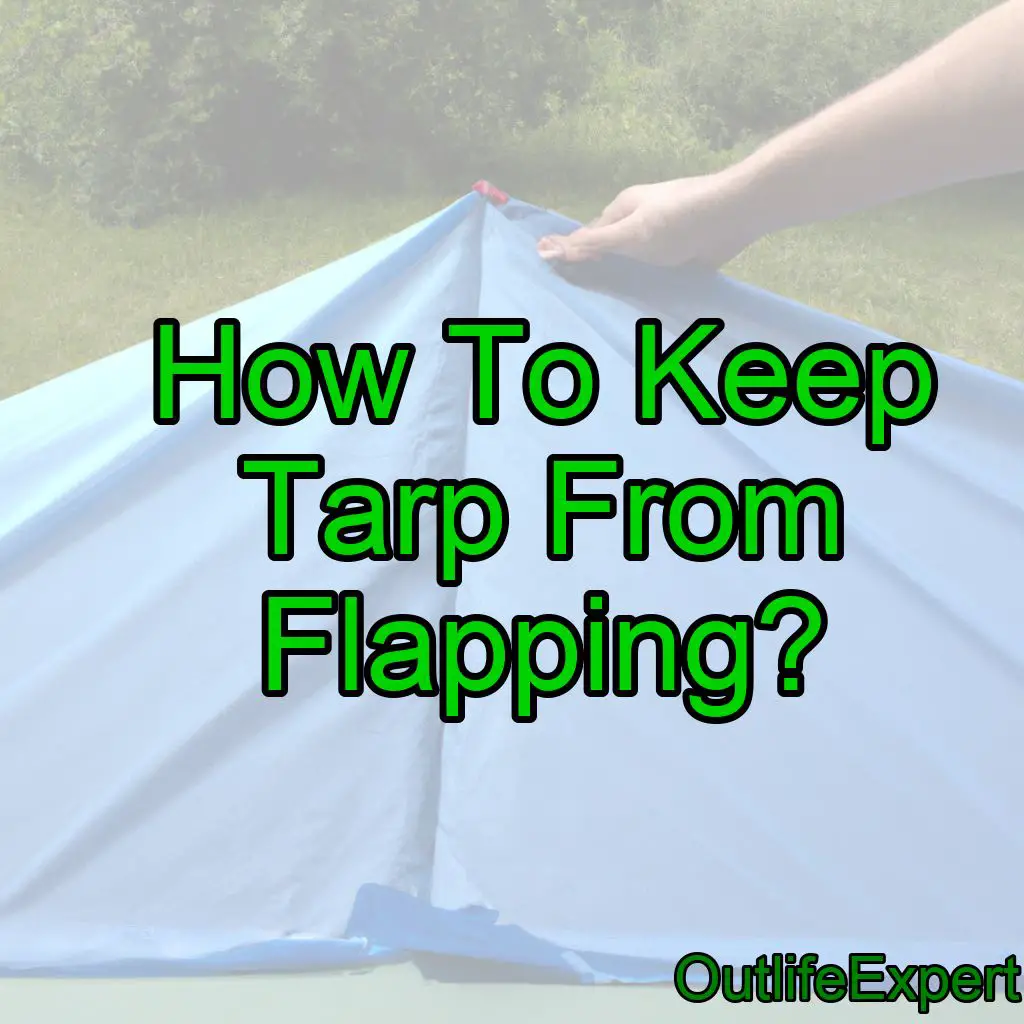How To Keep Tarp From Flapping? (Try This!)