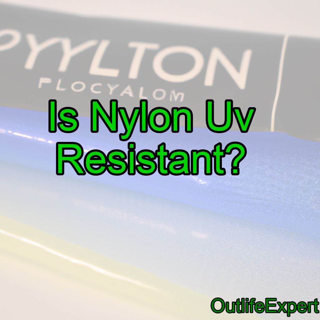 Is Nylon UV Resistant? (How much sun can nylon take?)