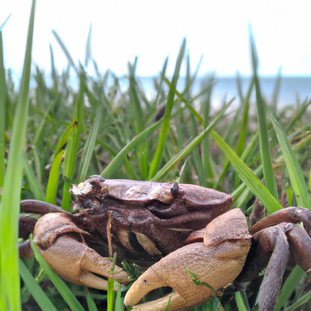 do crabs eat seagrass