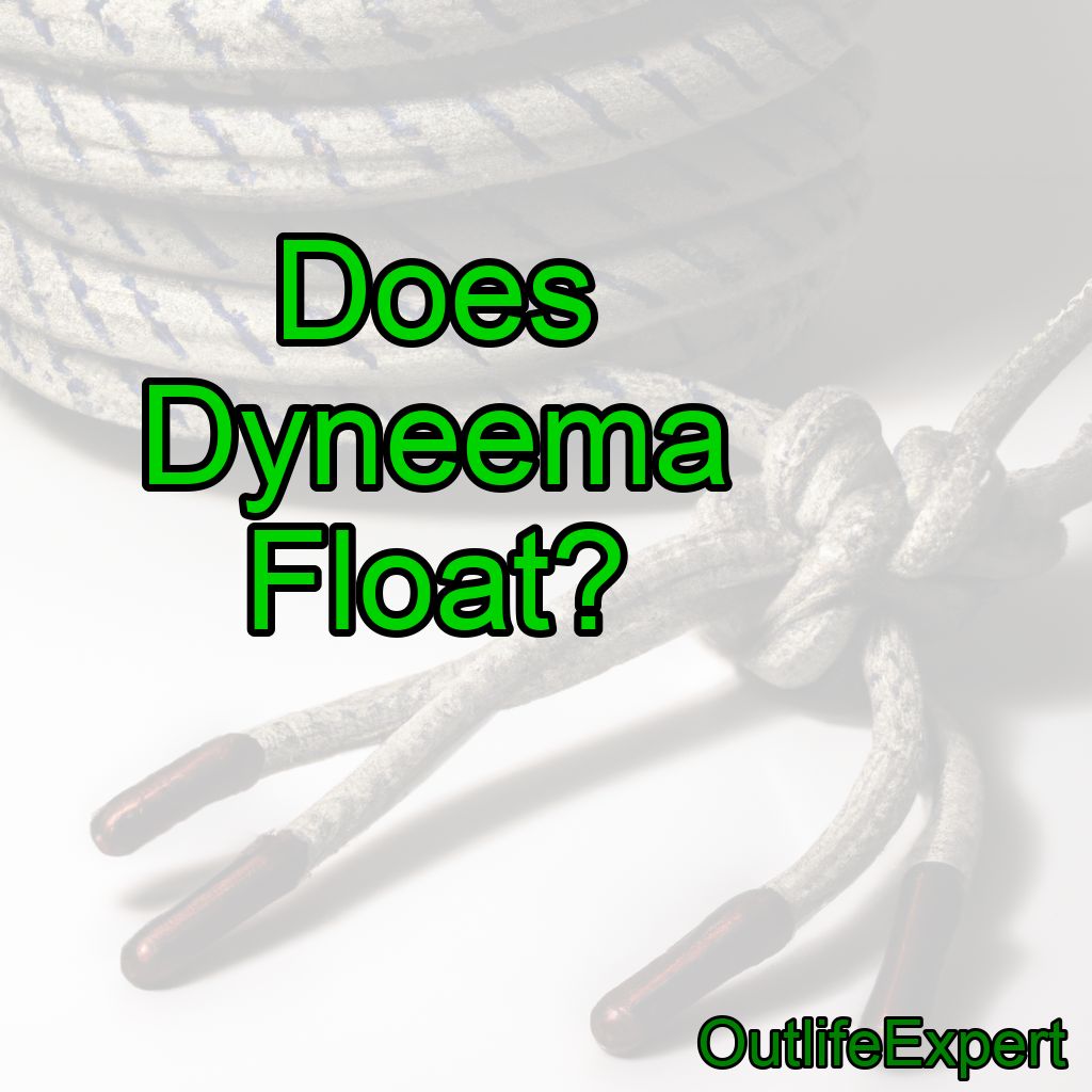 Does Dyneema Float?