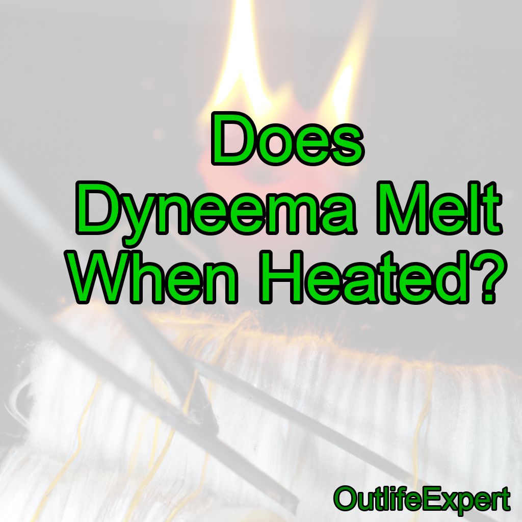 Does Dyneema Melt When Heated?