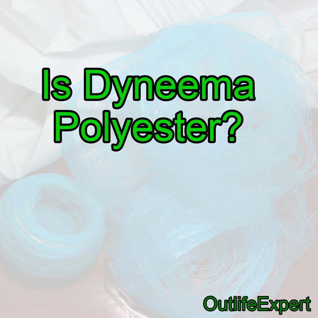 Is Dyneema Polyester? (What is the difference?)