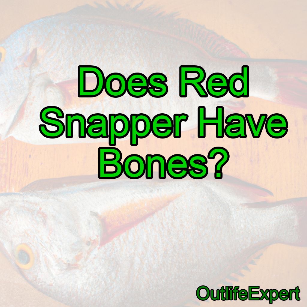Does Red Snapper Have Bones?