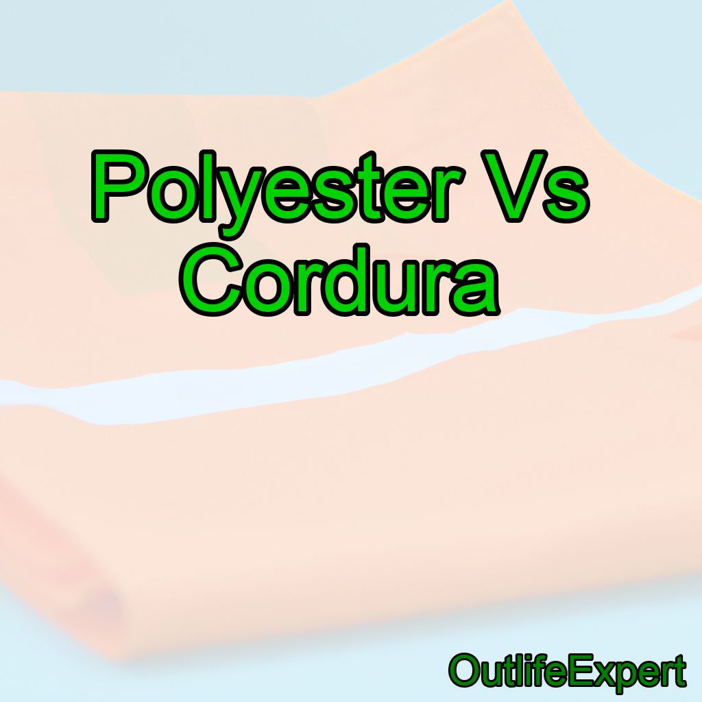 Polyester Vs Cordura