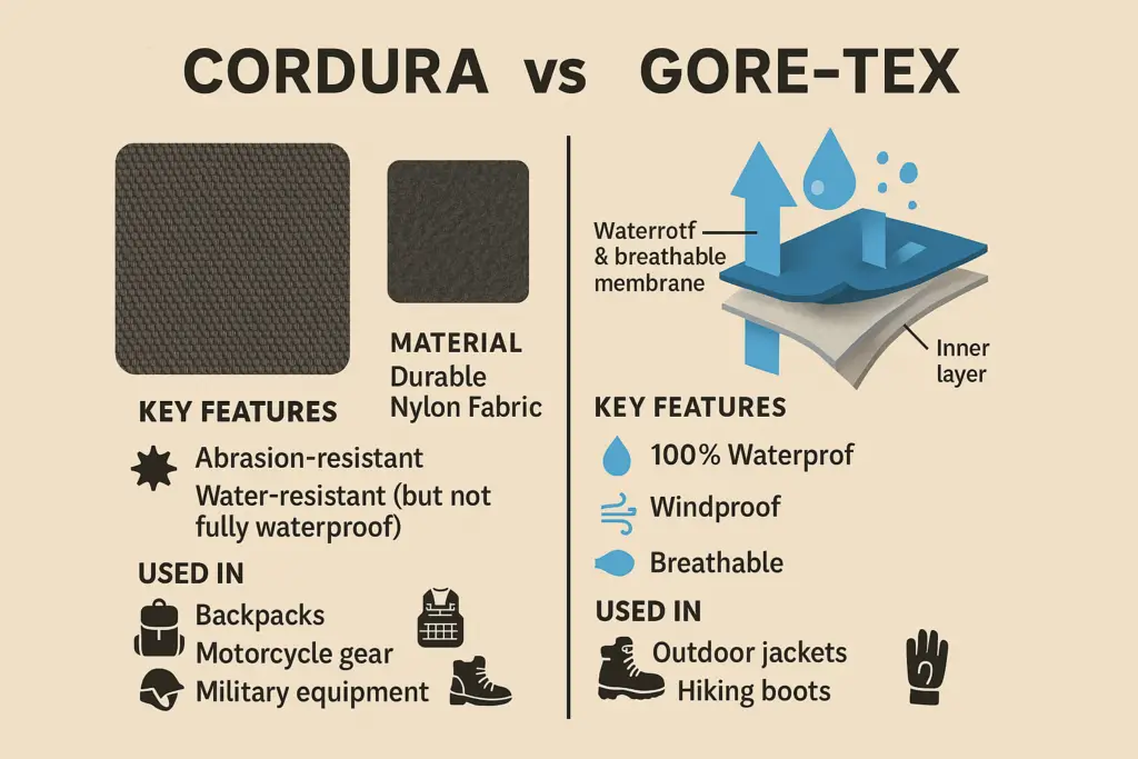 Cordura Vs Gore tex